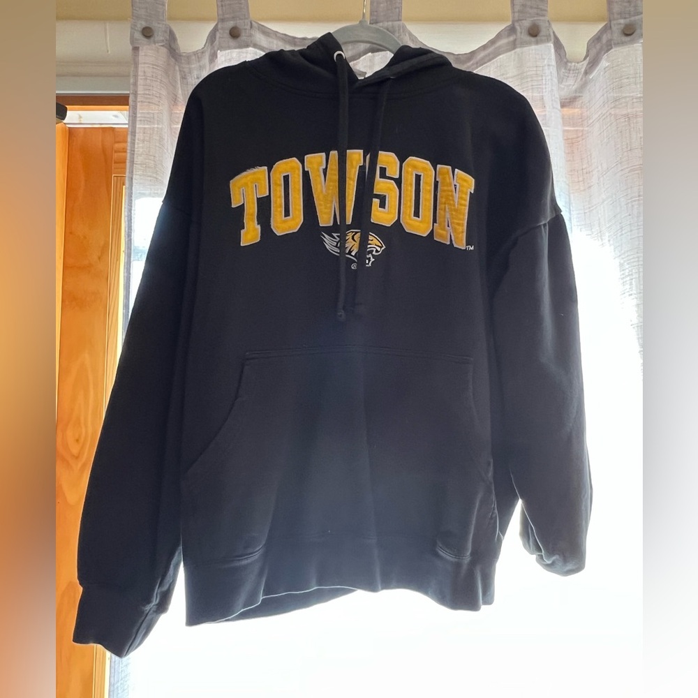 Towson University Black & Yellow Men’s XXL Hoodie